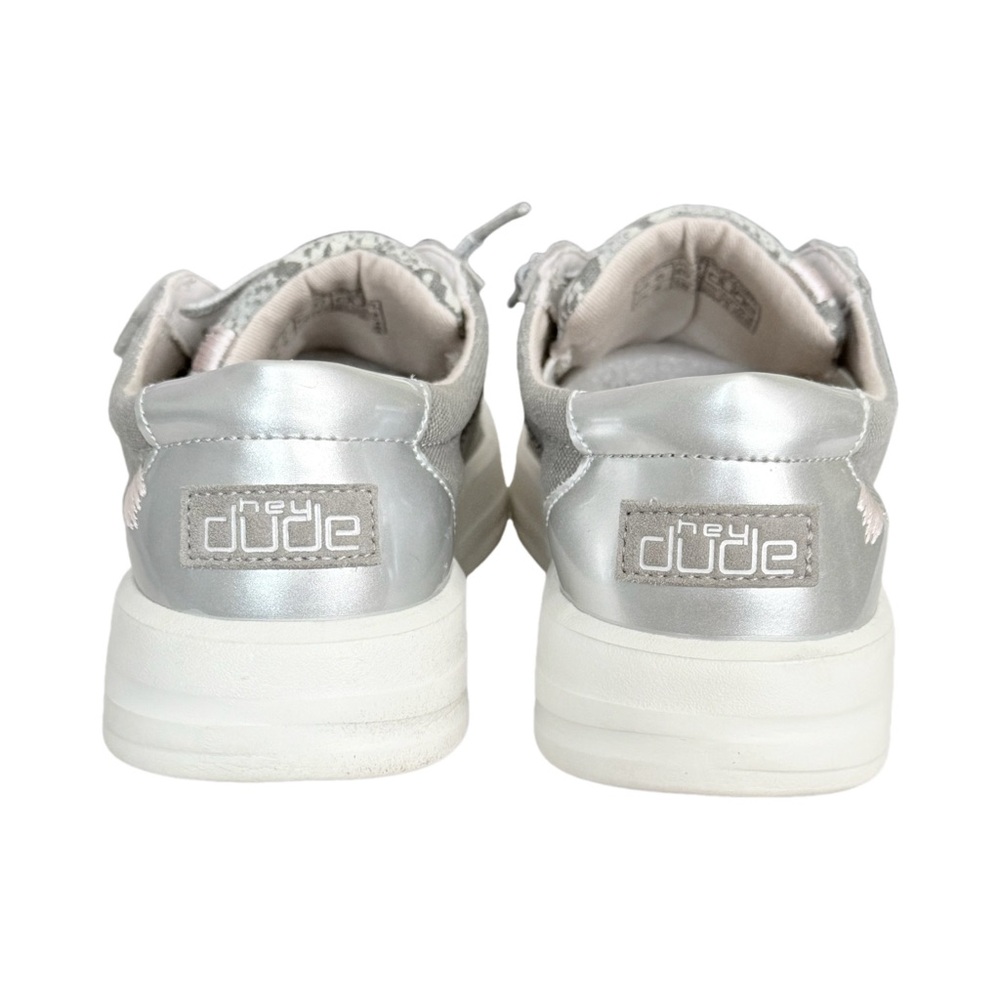 Hey Dude Women's Karina Silver Python Sneakers, S… - image 4